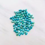 4x6mm Oval Carico Lake, Set of 10