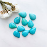 12x16mm Teardrop Kingman, Set of 2