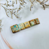 Medium Sky Blue Square Royston Turquoise, Set of 5 Background