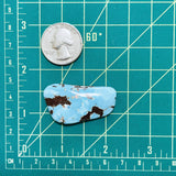 Large Sky Blue Freeform Golden Hills Turquoise Dimensions