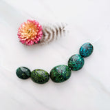 Large Deep Green Nugget Bamboo Mountain, Set of 5 Background