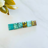 Medium Mixed Bar Mixed Turquoise, Set of 6 Background