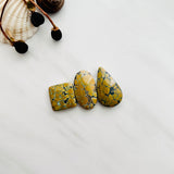 Medium Royal Orange Mixed Treasure Mountain Turquoise, Set of 3 Background