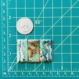 Large Mixed Bar Crescent Lake Variscite, Set of 3 Dimensions