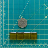 Medium Swamp Green Square Rosarita, Set of 4 Dimensions