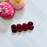 Small Red Half Moon Rosarita, Set of 8 Background