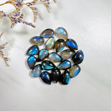 8x12mm Teardrop Labradorite, Set of 8