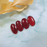 Large Red Oval Rosarita, Set of 4 Background