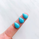 10x15mm Teardrop Kingman, Set of 2