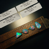 Authentic Ethiopian Mixed Opal Cabochons, set of 4