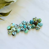 Small Mixed Round Mixed Turquoise, Set of 21 Background