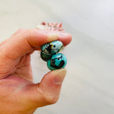Large Ocean Blue Oval Yungai Beads, Set of 3 Extra