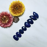 Medium Deep Blue Mixed Lapis Lazuli, Set of 8 Background