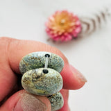 Medium Earth Brown Nugget Wild Horse, Set of 5 Dimensions