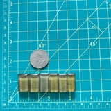 Medium Swamp Green Bar Rosarita, Set of 6 Dimensions