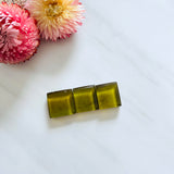 Medium Swamp Green Square Rosarita, Set of 3 Background