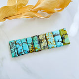 Large Mixed Bar Mixed Turquoise, Set of 9 Background