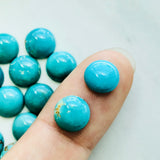 8x8mm Round Carico Lake, Set of 2