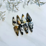 Large Royal Orange Teardrop Purple Lavender Variscite, Set of 8 Background