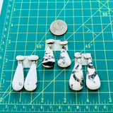 Large White Mixed White Buffalo Dolomite, Set of 12 Dimensions