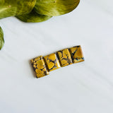 Medium Royal Orange Bar Treasure Mountain Turquoise, Set of 4 Background