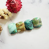 Medium Mint Green Barrel Crescent Lake Variscite, Set of 4 Background