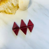 Medium Red Triangle Rosarita, Set of 6 Background