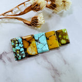 Medium Mixed Bar Mixed Turquoise, Set of 5 Background