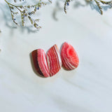 Large Pink Mixed Rhodochrosite, Set of 3 Background