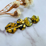 Medium Royal Orange Mixed Treasure Mountain Turquoise, Set of 6 Background