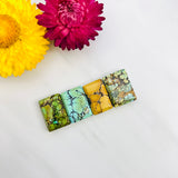 Medium Mixed Bar Mixed Turquoise, Set of 4 Background