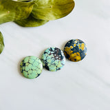 Large Mixed Round Mixed Turquoise, Set of 3 Background