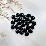 9x11mm Oval Onyx, Set of 8