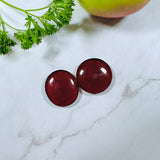 Large Red Oval Rosarita, Set of 2 Background