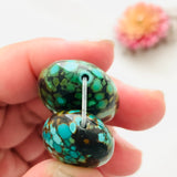 Large Ocean Blue Nugget Treasure Mountain, Set of 3 Dimensions