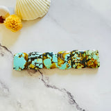 Small Mixed Barrel Treasure Mountain Turquoise, Set of 6 Background