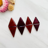 Large Red Triangle Rosarita, Set of 8 Background