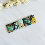Medium Mixed Bar Mixed Turquoise, Set of 5 Background