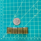 Medium Swamp Green Bar Rosarita, Set of 4 Dimensions