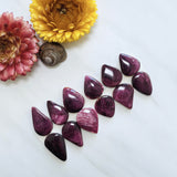 Medium Purple Teardrop Spiny Oyster, Set of 12 Background