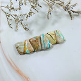 Medium Sky Blue Petal Royston Turquoise, Set of 6 Background