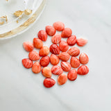 8x12mm Teardrop Spiny Oyster, Set of 2