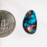 Medium Sky Blue Freeform Bisbee Turquoise Dimensions