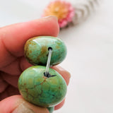 Medium Lime Green Nugget Giraffe, Set of 3 Dimensions