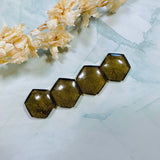 Medium Swamp Green Hexagon Rosarita, Set of 4 Background