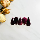 Medium Purple Teardrop Spiny Oyster, Set of 5 Background