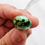 Medium Lime Green Nugget Bamboo Mountain Beads Background