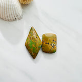 Large Royal Orange Mixed Treasure Mountain Turquoise, Set of 2 Background