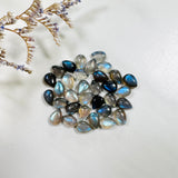 5x7mm Teardrop Labradorite, Set of 20