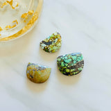 Large Mixed Half Moon Mixed Turquoise, Set of 3 Background